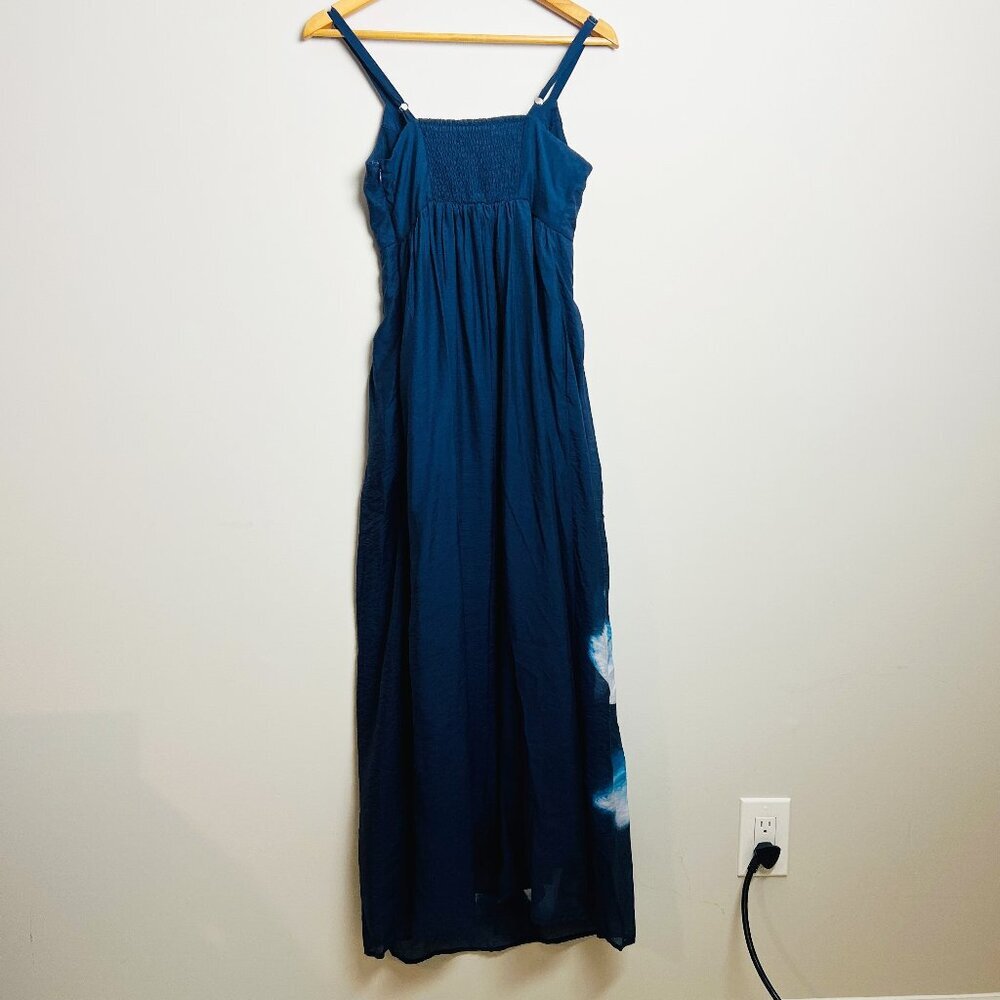 2/$30 Simply Vera Vera Tie Dye Navy Wang Dress XS - Picture 6 of 8